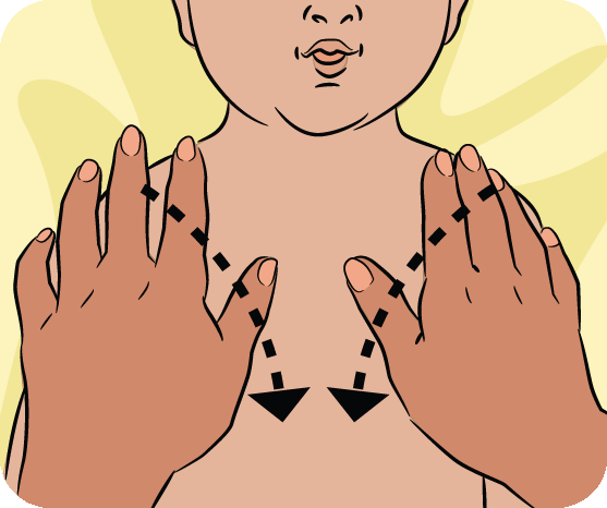 Baby massage: in pictures