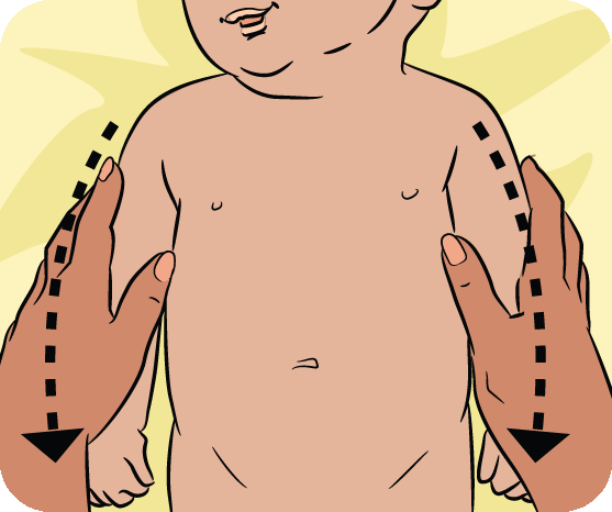 Baby massage: in pictures