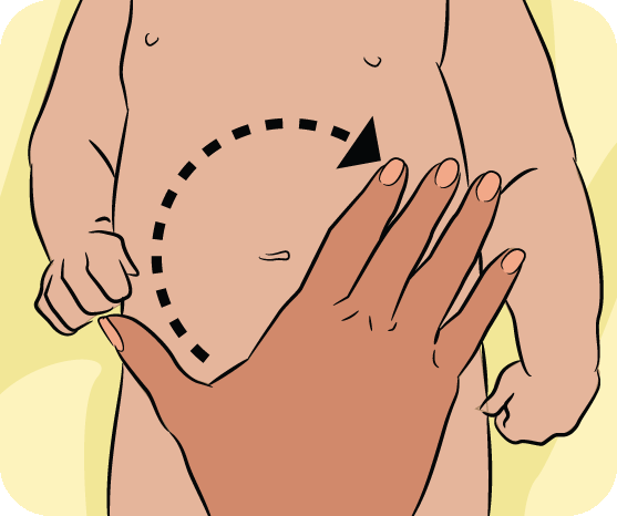 Baby massage: in pictures
