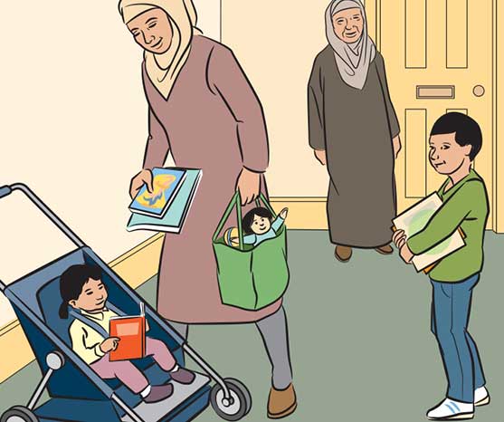 Reading with your toddler: in pictures