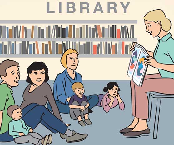 Reading with your toddler: in pictures