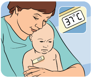 Is baby sick?