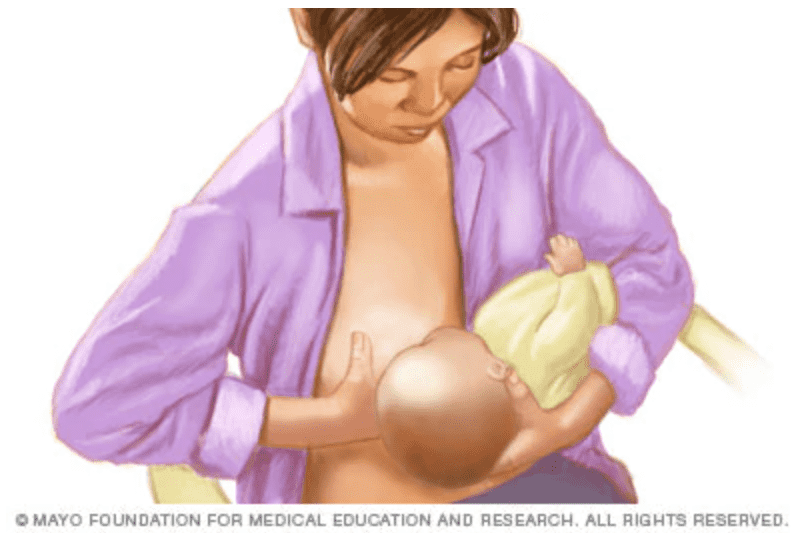 breatfeeding pozície