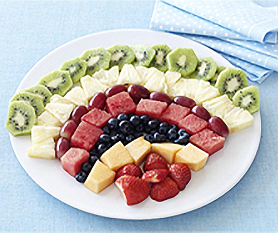 Child-friendly fruit and vegetables: in pictures
