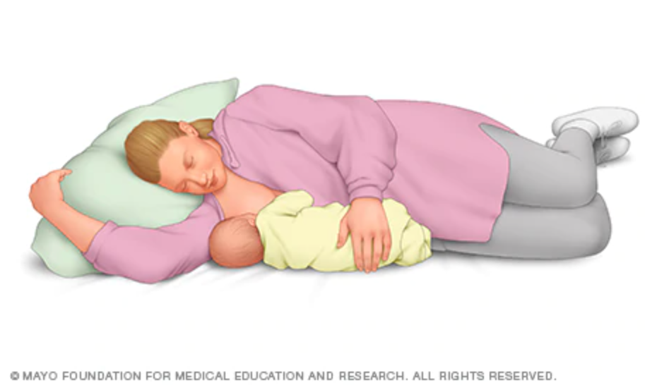 breatfeeding pozície