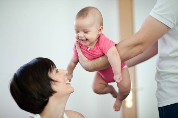 Parents playing with Baby (Bosnia and Herzegovina).