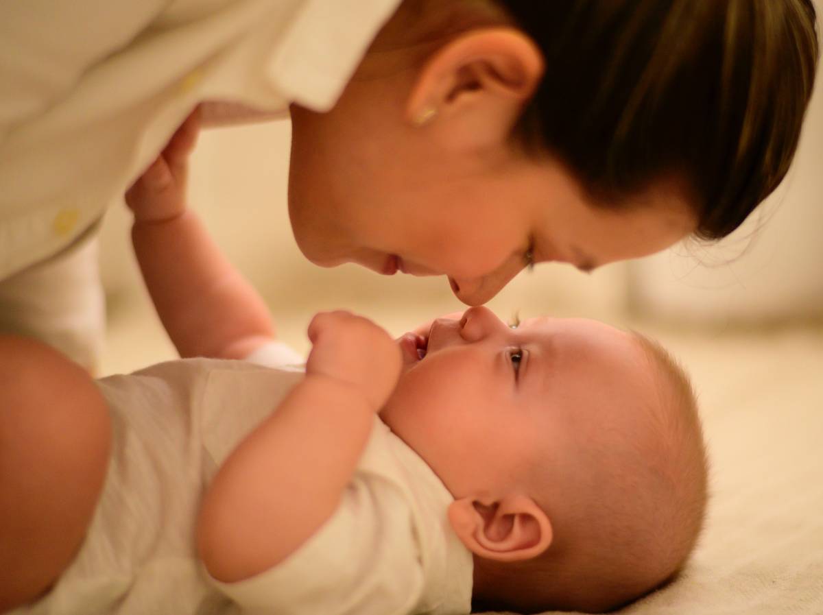 Mother with her daughter