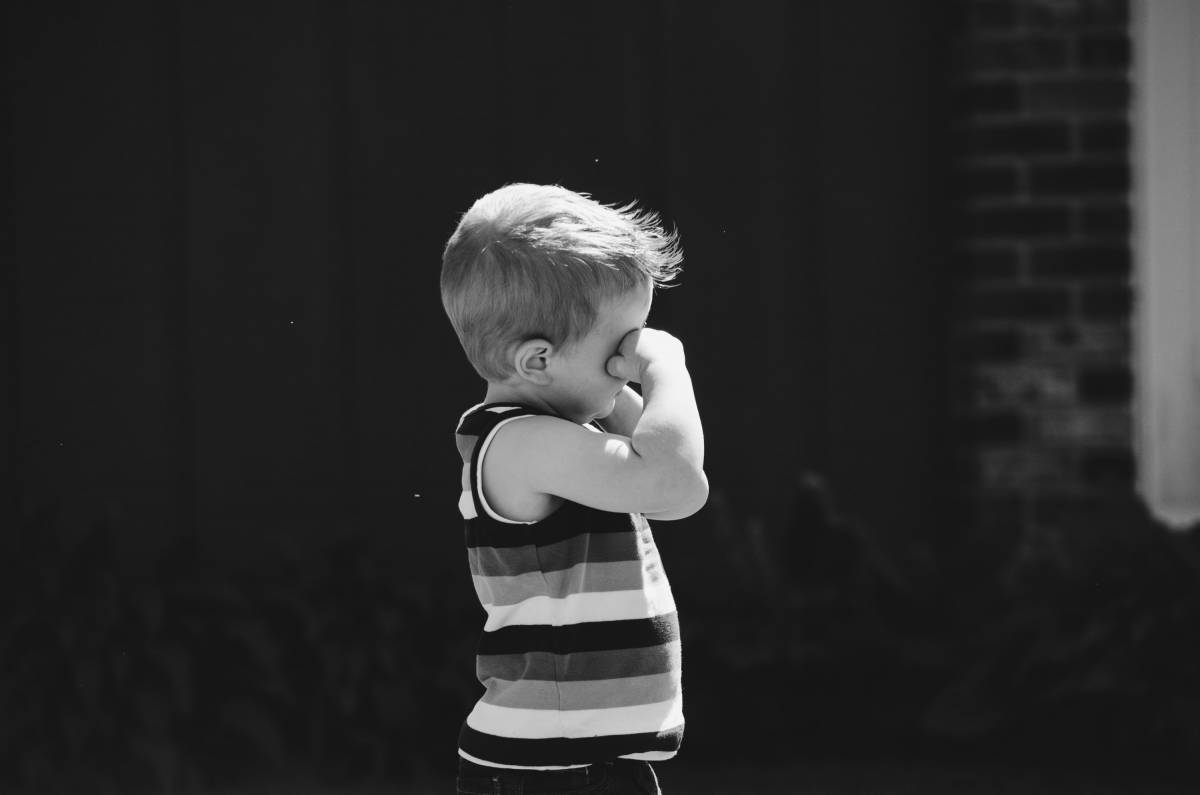 An abused child 