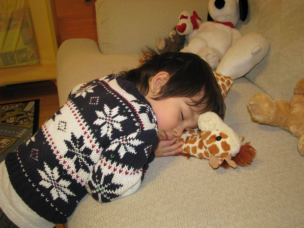 A sick child 