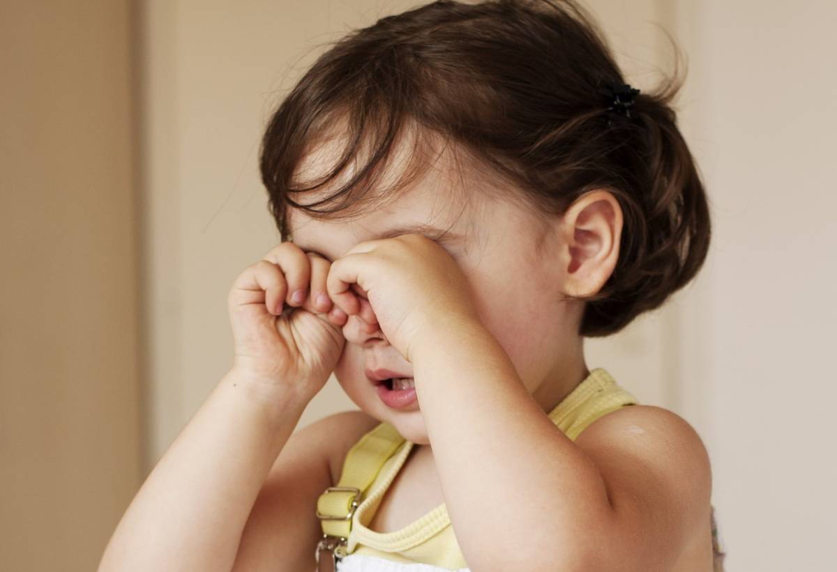 A crying child 