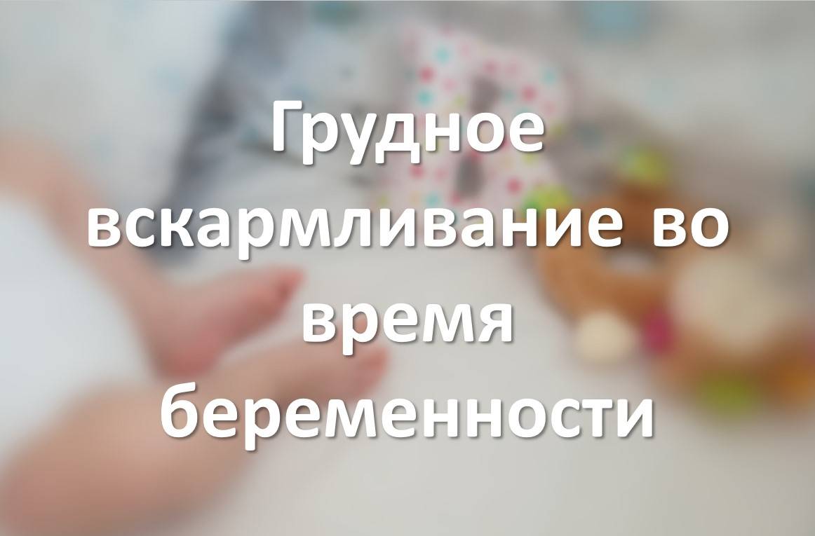 Грудное вскармливание во время беременности