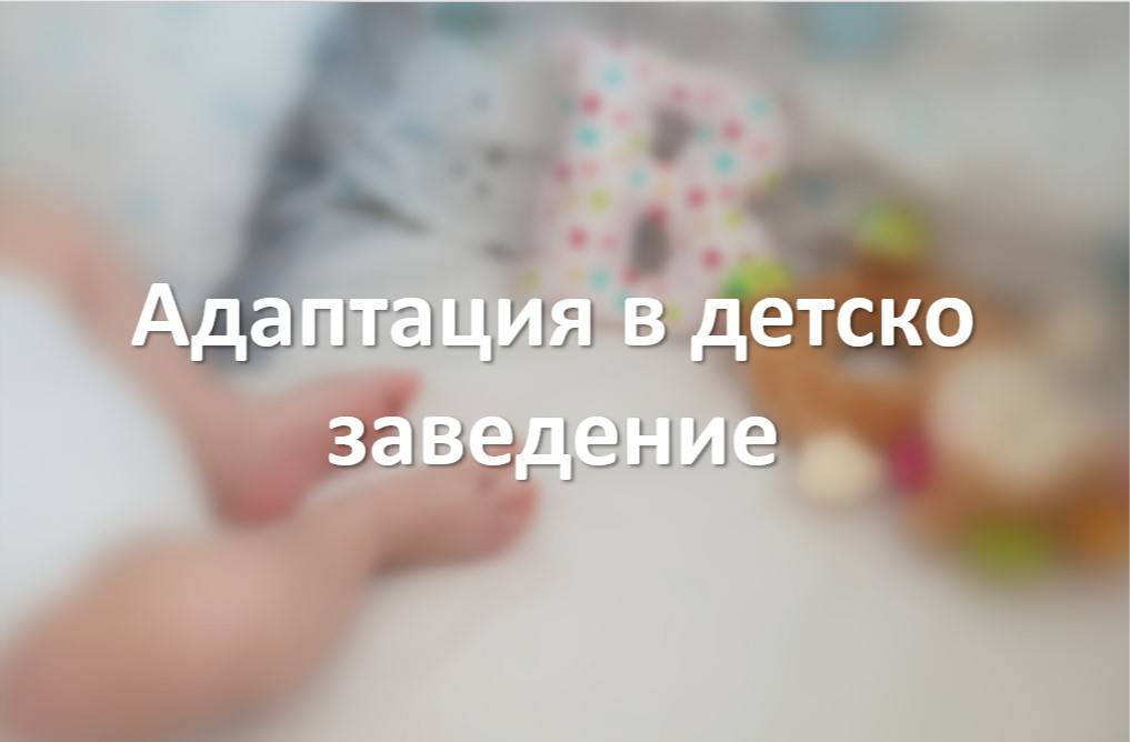 Адаптация в детско заведение