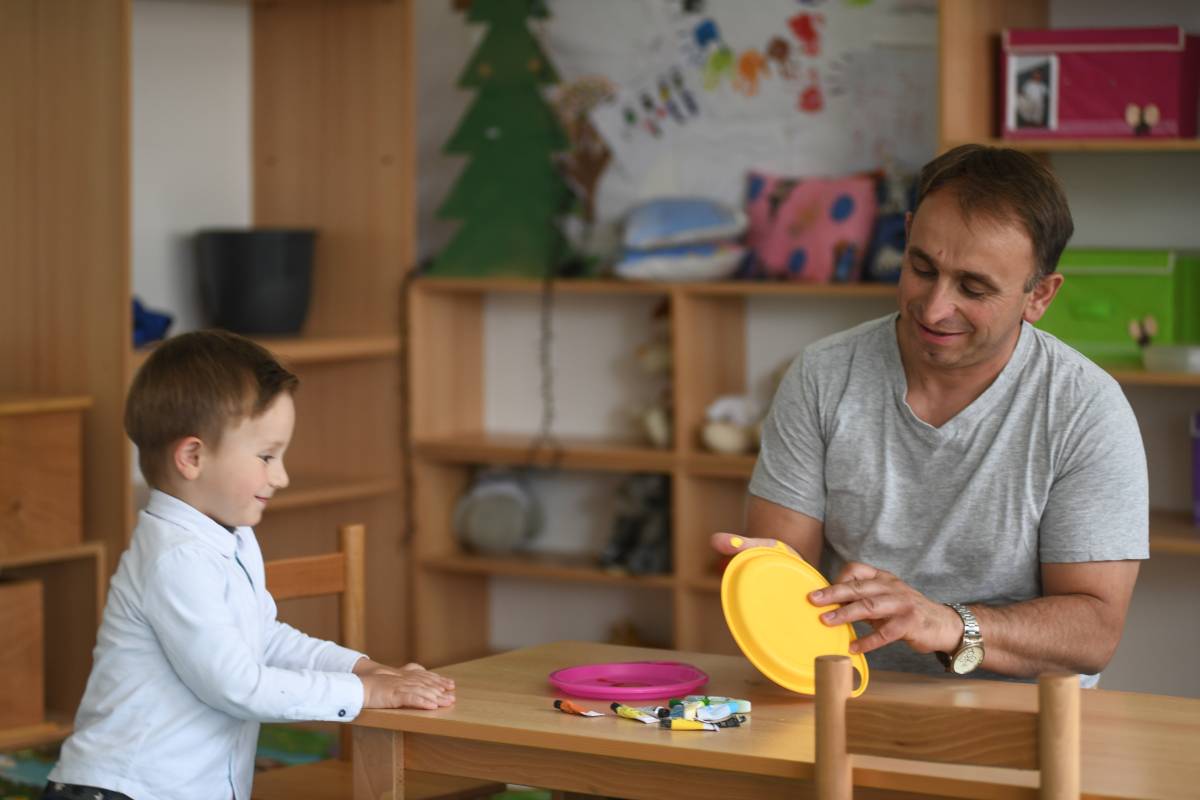 Prindi duke lozur me femijen e tij