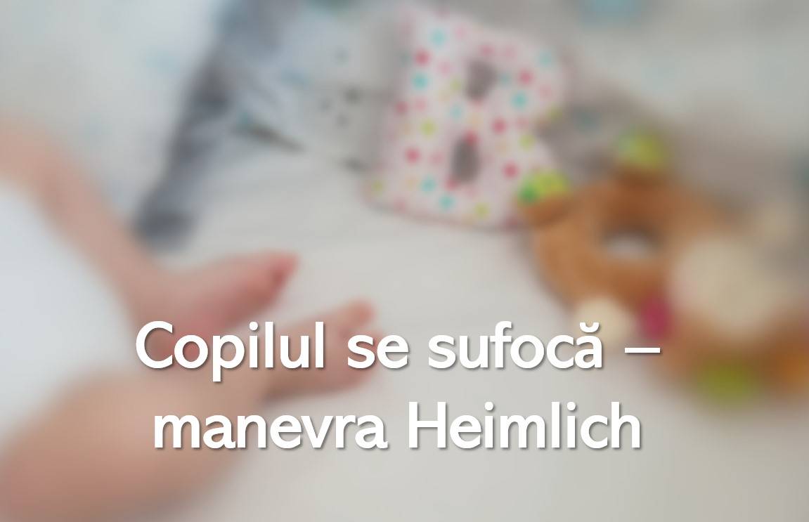 Copilul se sufocă