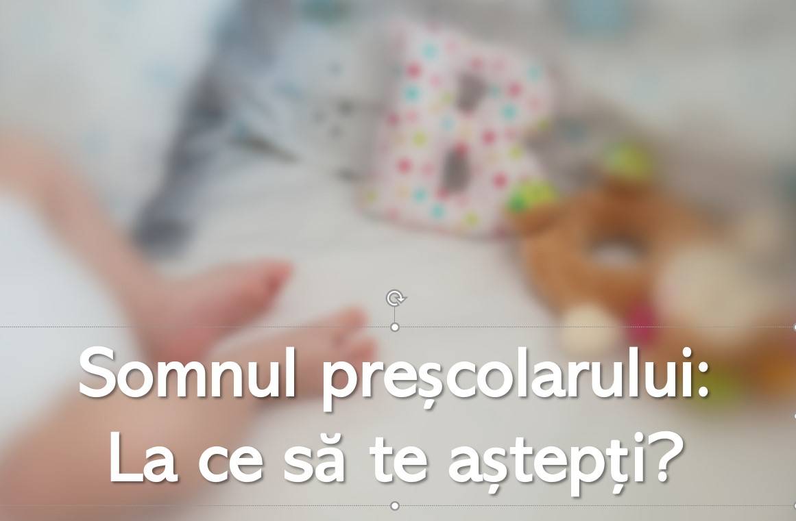 Somnul preșcolarului