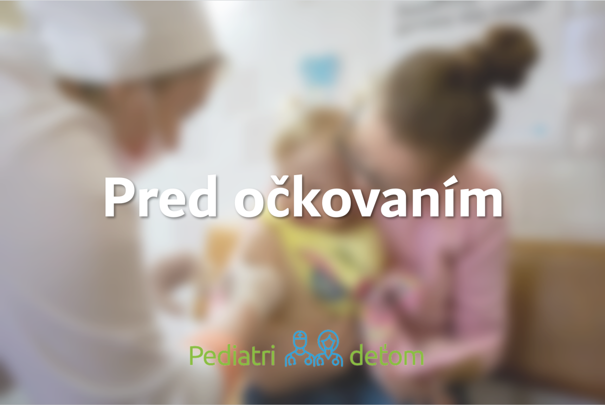 pred očkovaním