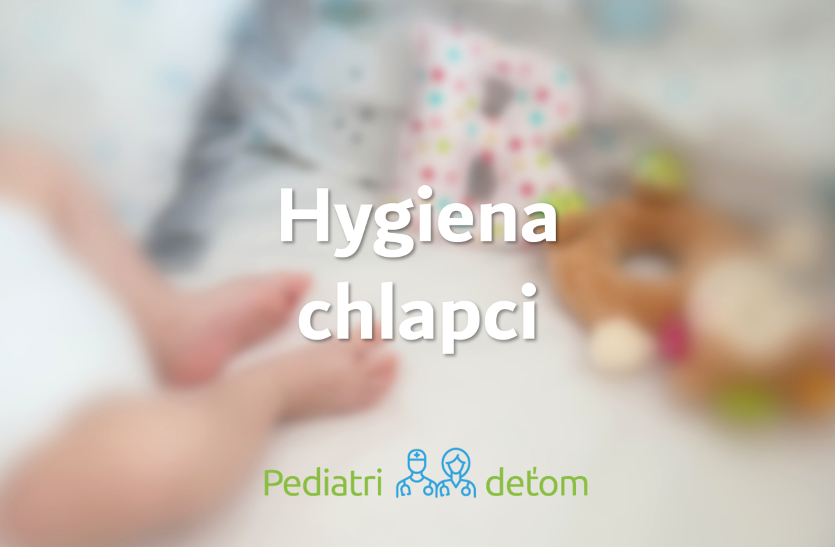 Starostlivosť o genitálie chlapci