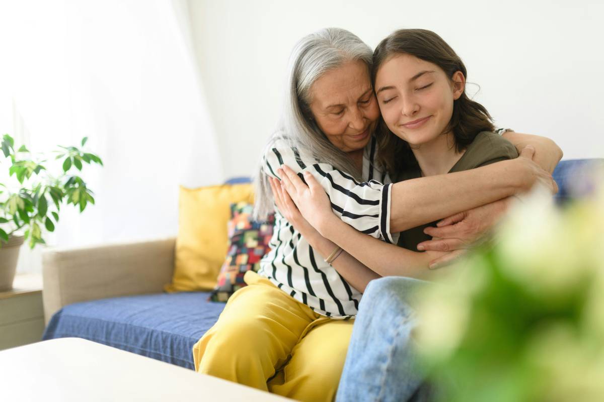Parent with teenager