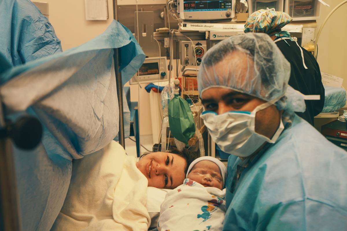 Planned caesarean section