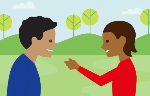 Illustration of Family interview