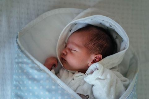toddler sleeping at home