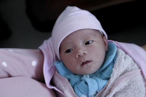 newborn girl