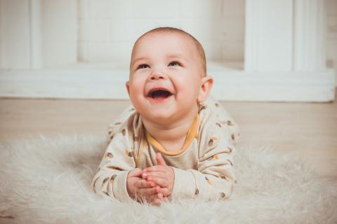 A smiling child