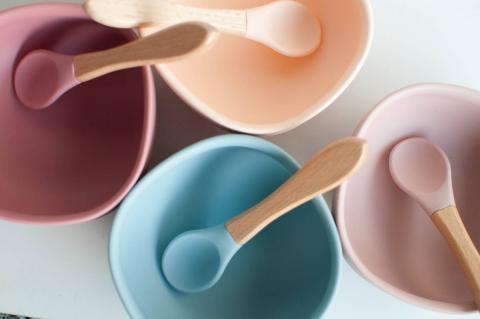 Baby plates and spoons