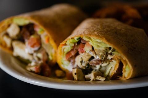 barbecue beef wrap