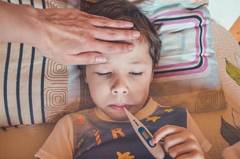 Taking your child's temperature