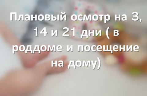 Домашний визит в первые дни