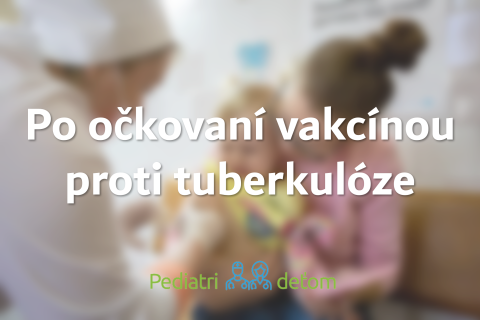 očkovanie proti tuberkulóze