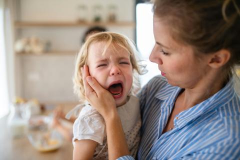 Child care when your child is not settling