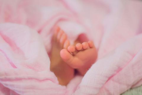 Baby girl feet