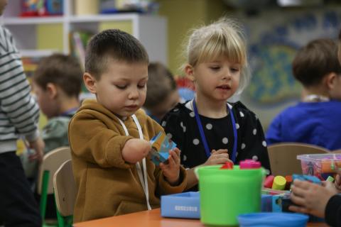 Children playing together