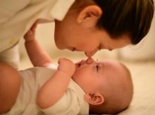 Mother with her daughter