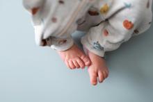 Premature baby feet