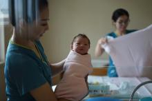 The baby is born